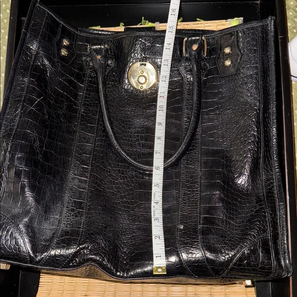 Rebecca Minkoff’s  Elegant Black, textured Women's Bag like new. - Picture 10 of 11